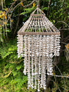 DAINA SQUARE SHELL CHANDELIER