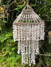 DAINA SQUARE SHELL CHANDELIER