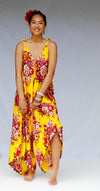 TROPICANA RED FLORAL JUMPSUIT